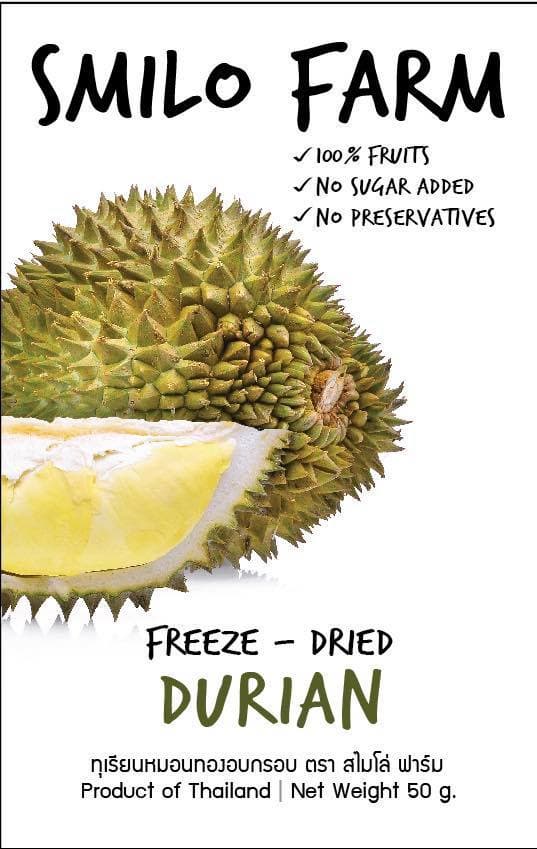 Smilo Farm Freeze Dried Durian 50 g_